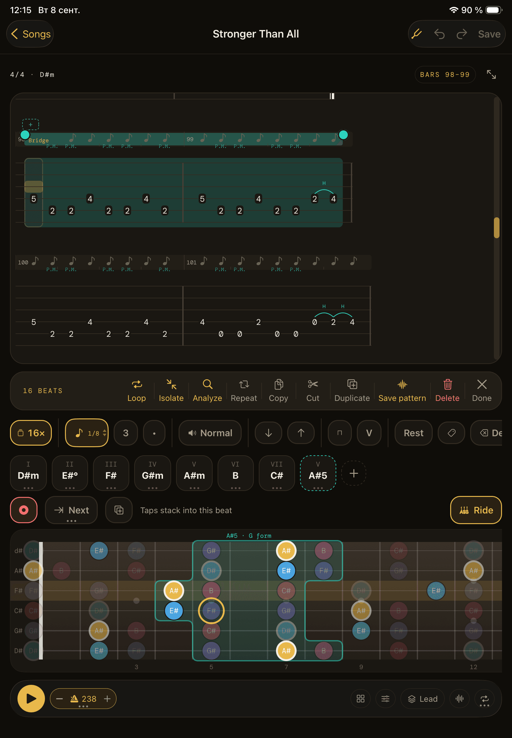 Fretride on iPad — Tab Editor Built for Touch